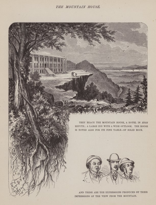 Page from The American Tour of Messrs Brown, Jones and Robinson (engraving) by Richard Doyle