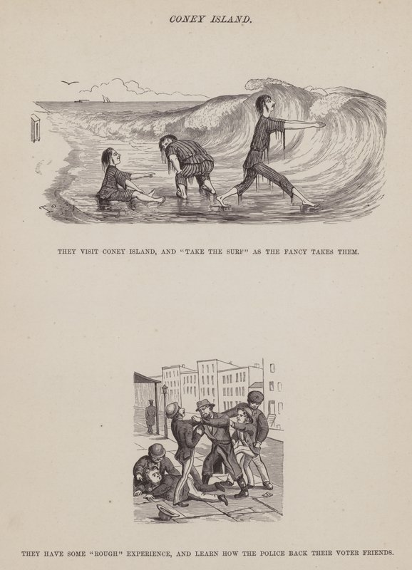 Page from The American Tour of Messrs Brown, Jones and Robinson (engraving) by Richard Doyle