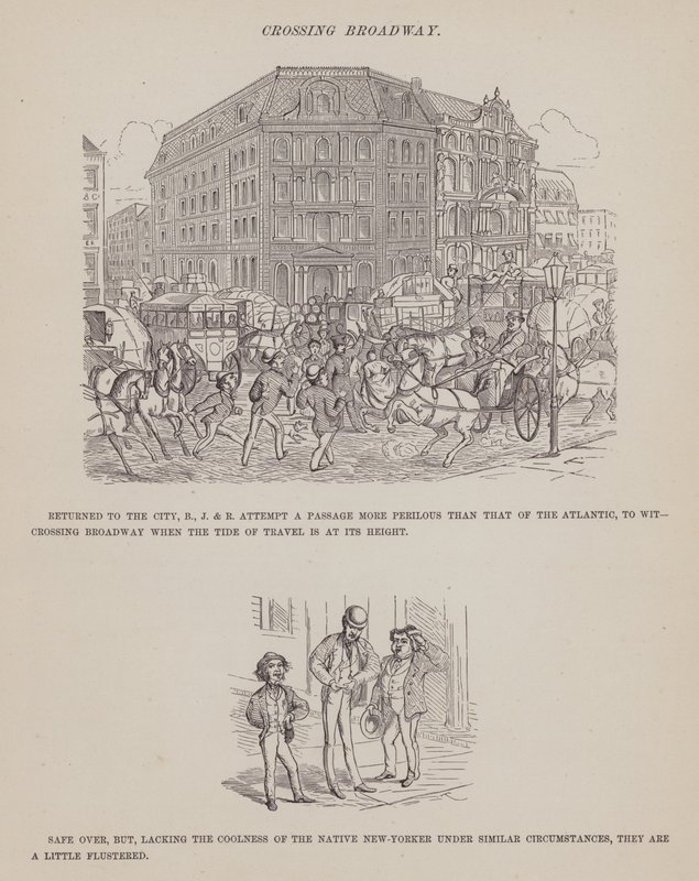 Page from The American Tour of Messrs Brown, Jones and Robinson (engraving) by Richard Doyle
