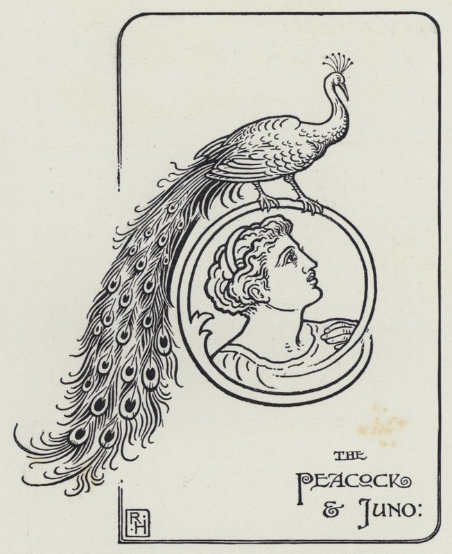 The Peacock And Juno by Richard Heighway