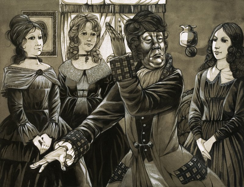 Daughters of the rich were taught at Schools of Deportment by Richard Hook