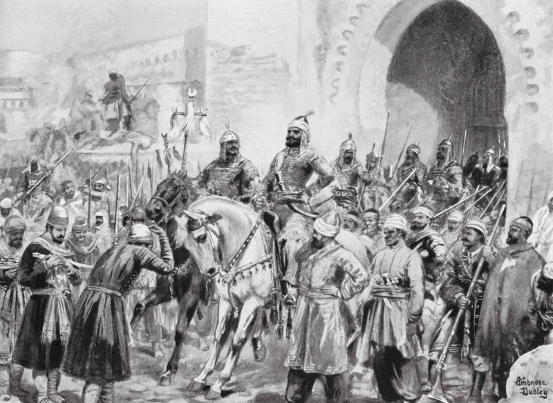 Entry of the Turks into Baghdad by Robert Ambrose Dudley