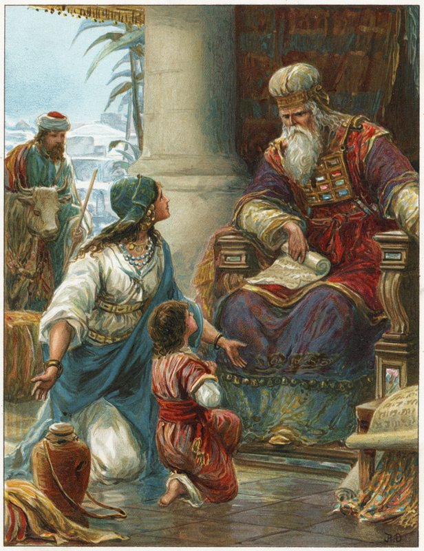 Hannah bringing Samuel to Eli by Robert Ambrose Dudley