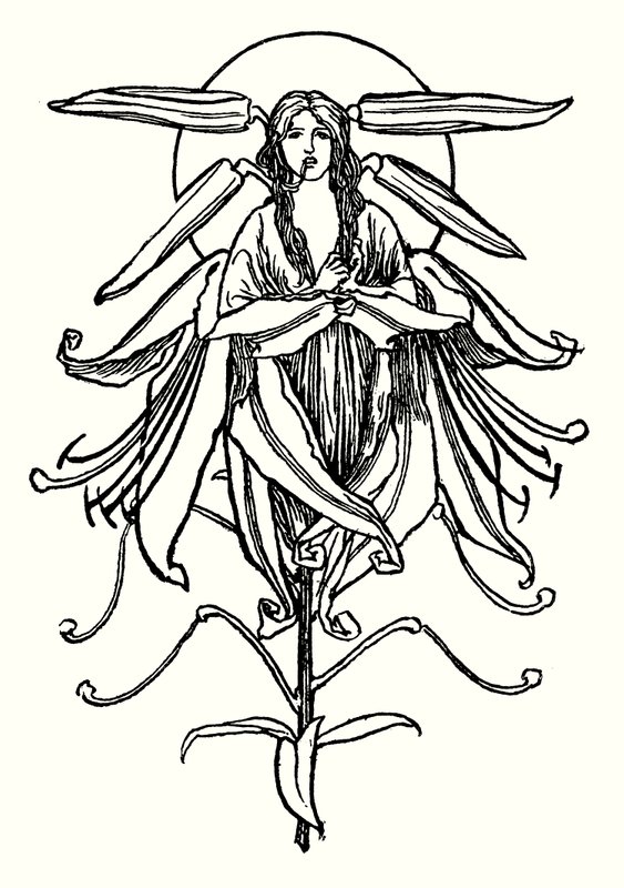 Illustration for Poems by John Keats by Robert Anning Bell