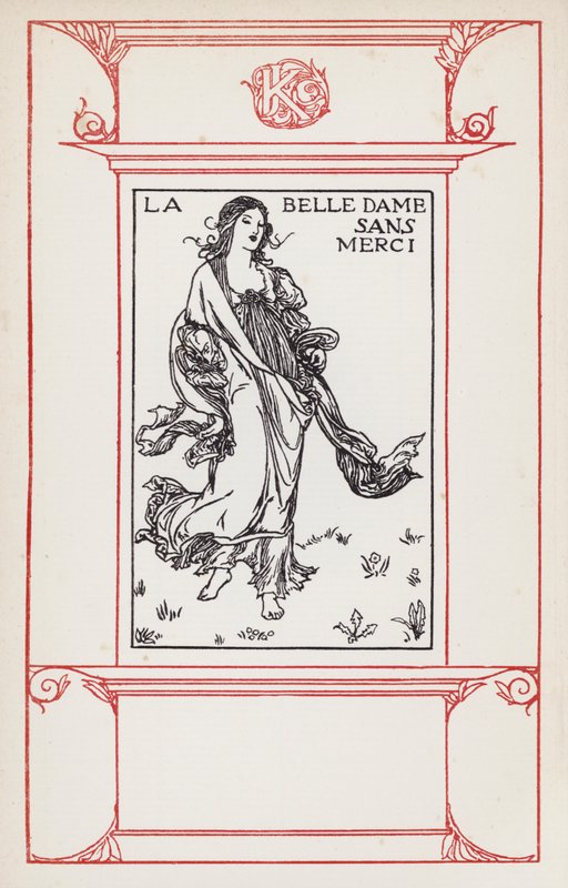 Illustration for Poems by John Keats: La Belle Dame Sans Merci by Robert Anning Bell