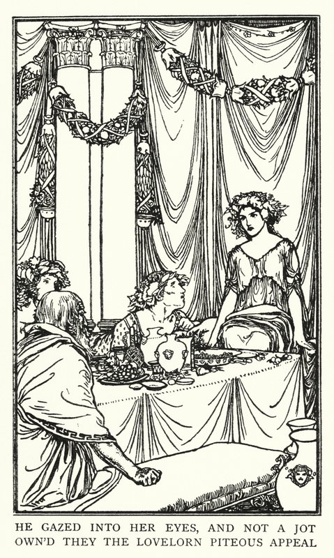 Illustration for Poems by John Keats: Lamia by Robert Anning Bell