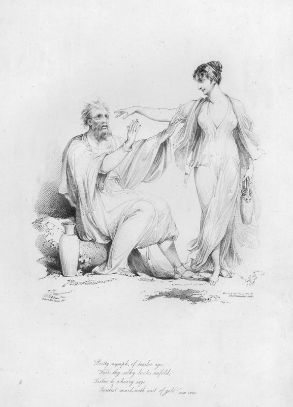 Anacreon, Ode LXXVII by Robert Kerr (after) Porter