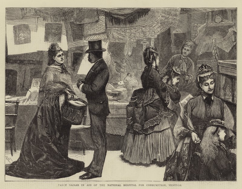 Fancy Bazaar in Aid of the National Hospital for Consumption, Ventnor by Robert Walker Macbeth