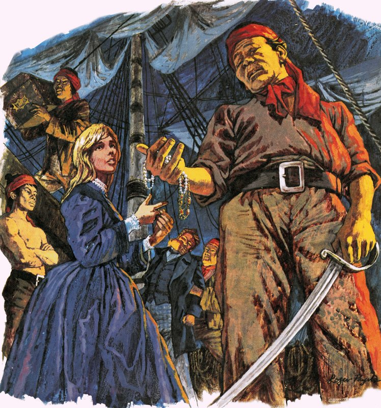 The Girl and the Pirates by Roger Payne