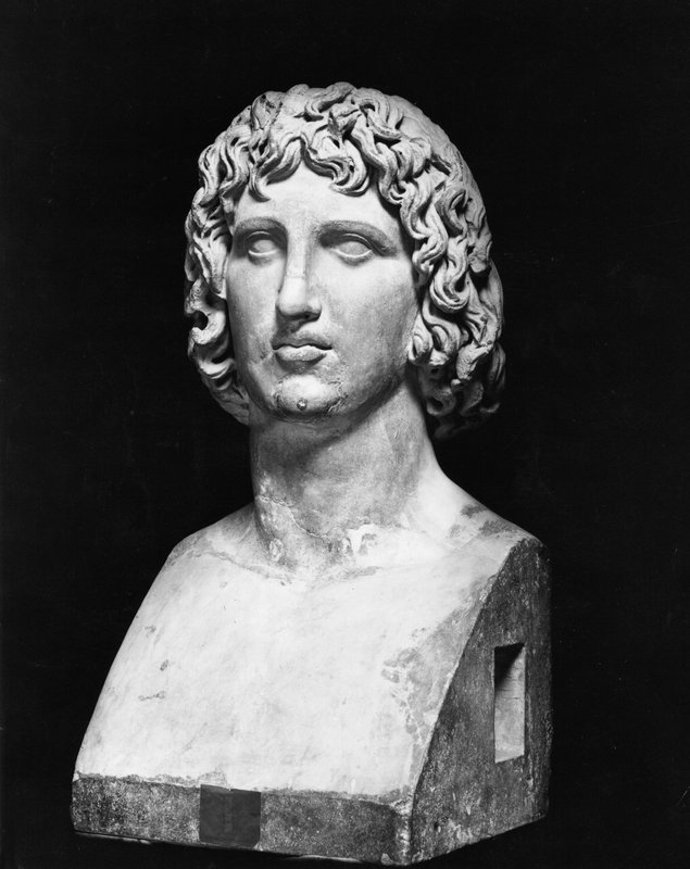 Bust of Virgil (70-19 BC) by Roman Roman: Fine art print