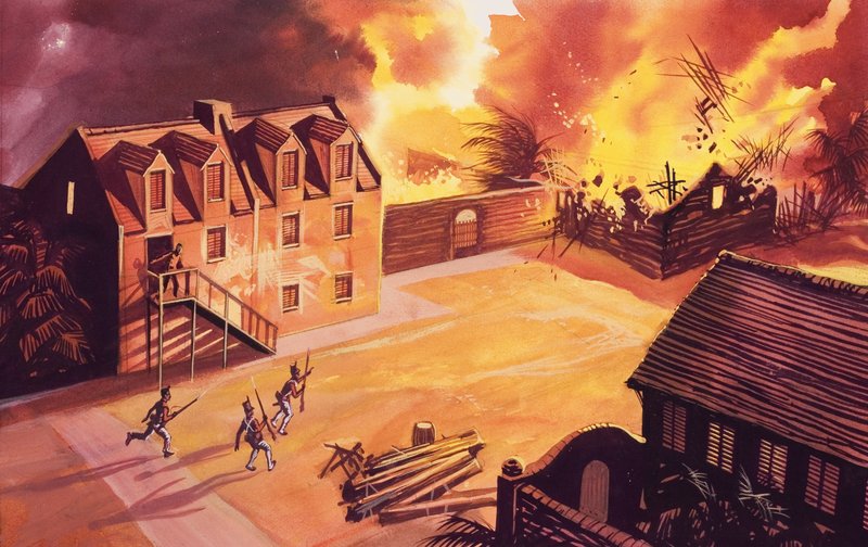 Explosion by Ron Embleton