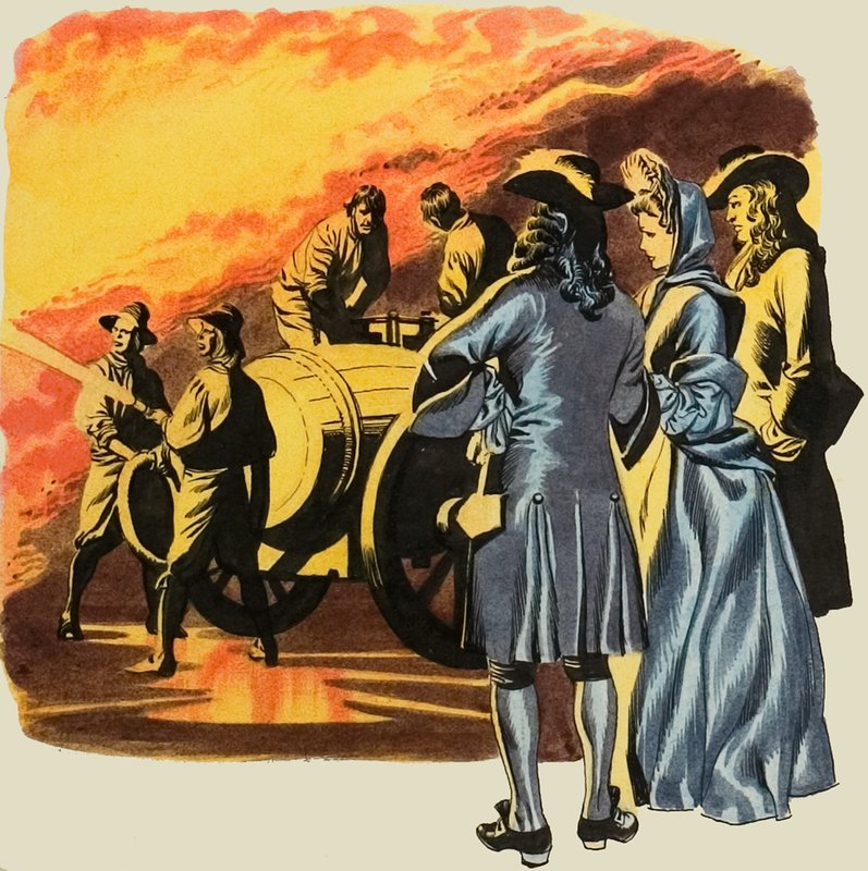 Great Fire of London by Ron Embleton