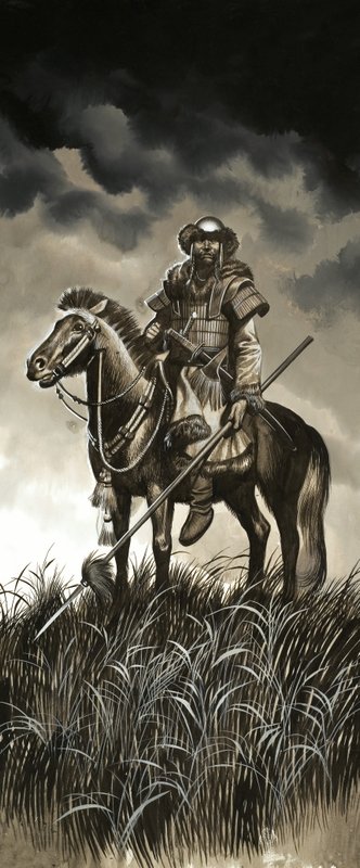Mongolian Warrior by Ron Embleton
