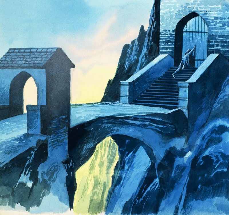 Tristan and Isolde: In Which Tristan Sets Forth for Ireland by Ron Embleton