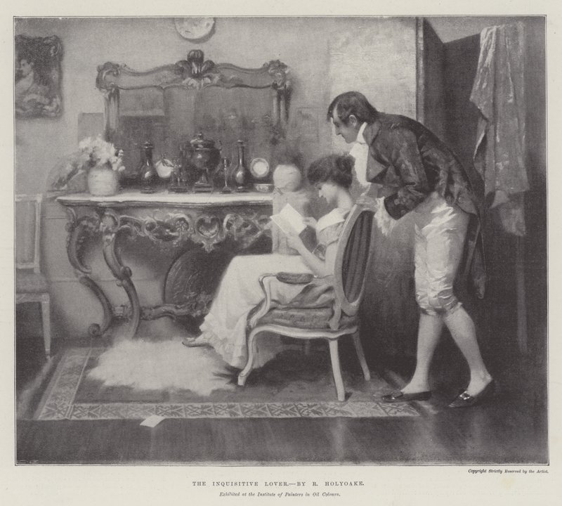 The Inquisitive Lover by Rowland Holyoake