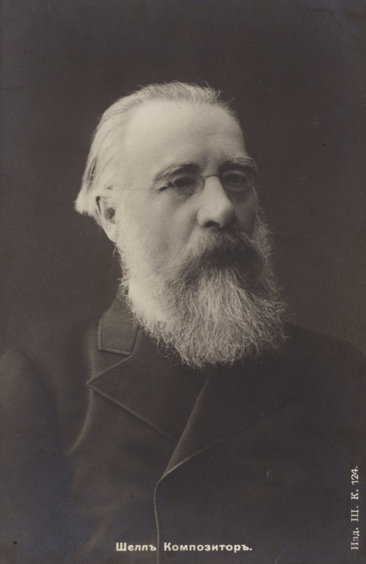 Boris Fitinhof-Schell, Russian composer, late 19th Century by Russian Photographer