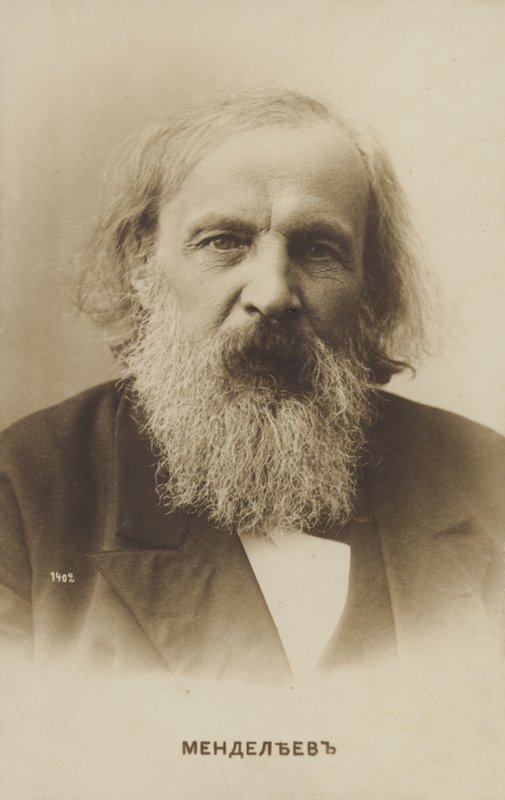 Dmitri Mendeleev, Russian Chemist, Creator of the Periodic Table of Elements by Russian Photographer