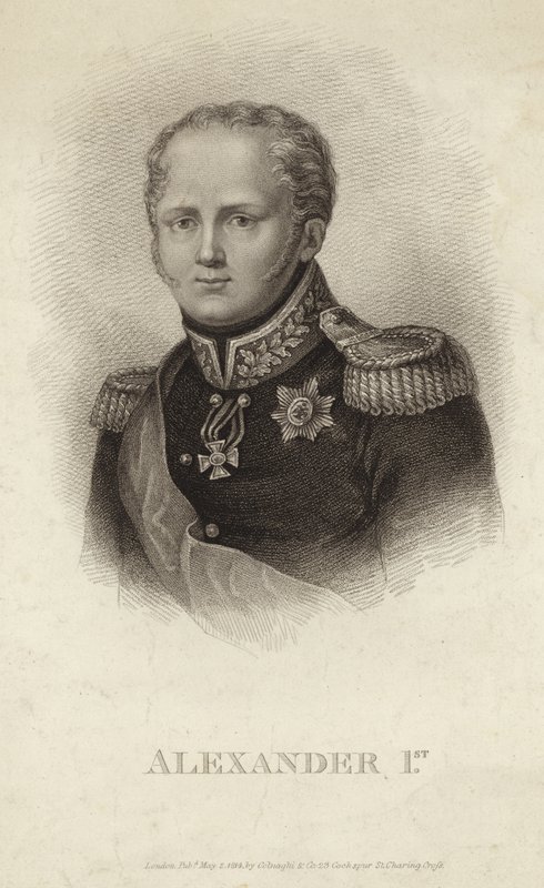 Alexander I, Emperor of Russia by Russian School