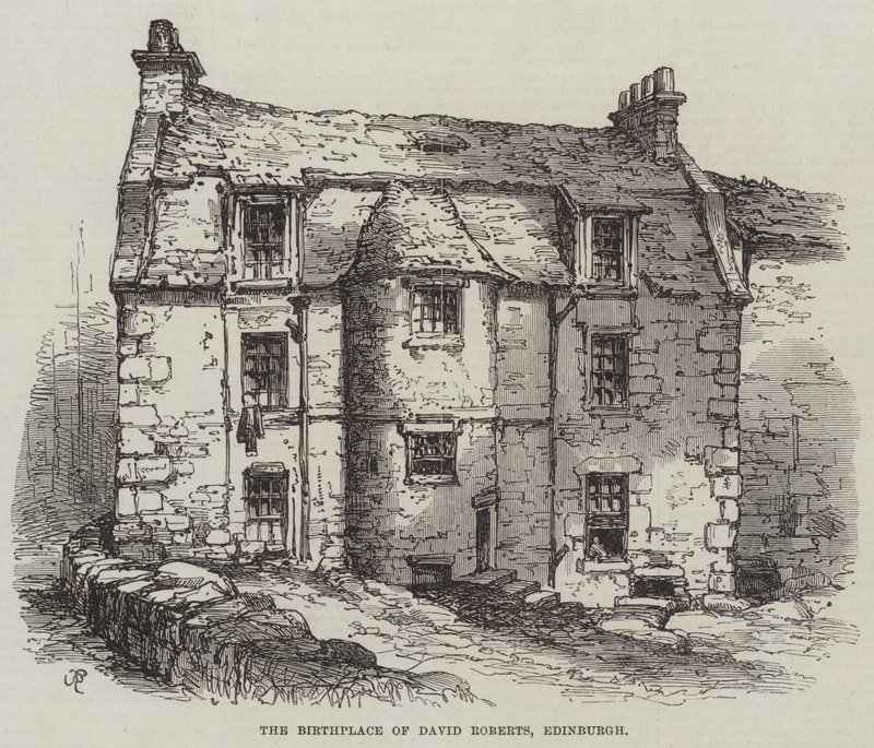 The Birthplace of David Roberts, Edinburgh by Samuel Read