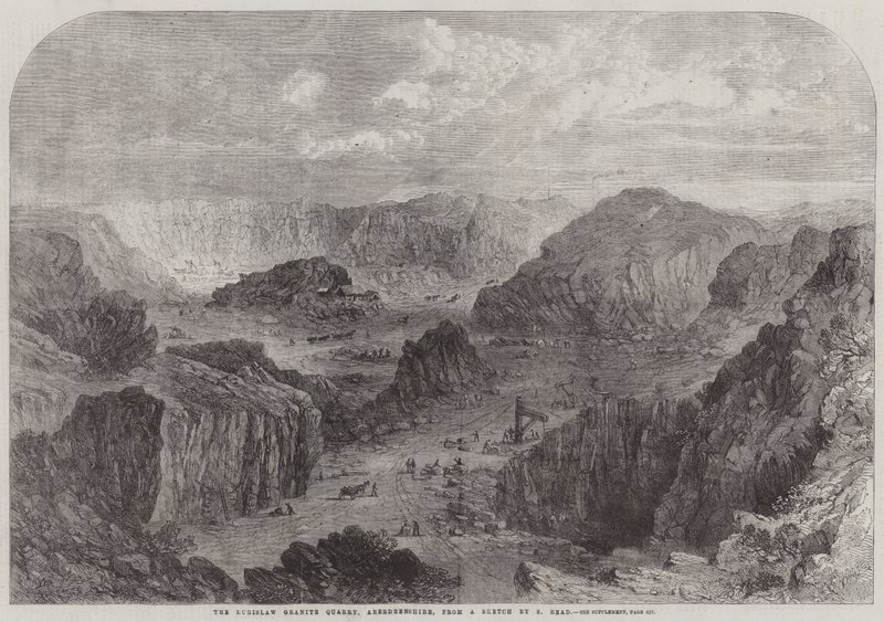 The Rubislaw Granite Quarry, Aberdeenshire by Samuel Read
