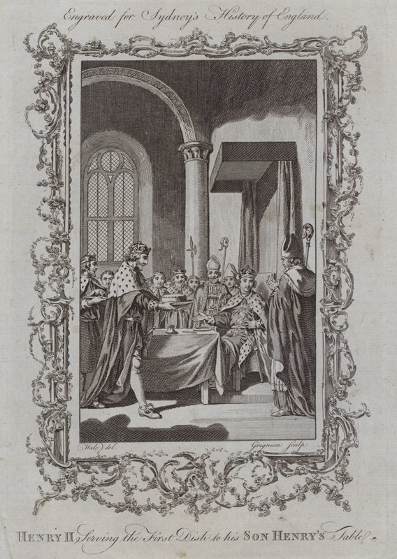 Henry II Serving the First Dish to his Son Henry