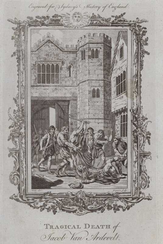 Tragical Death of Jacob Van Ardevelt by Samuel (after) Wale