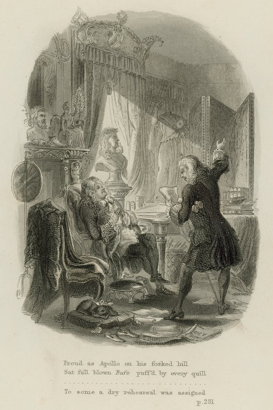 Scene from Epistle to Doctor Arbuthnot, by Alexander Pope by Scottish School