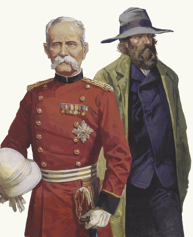 Boer War: Lord Roberts and Pier Cronje by Severino Baraldi