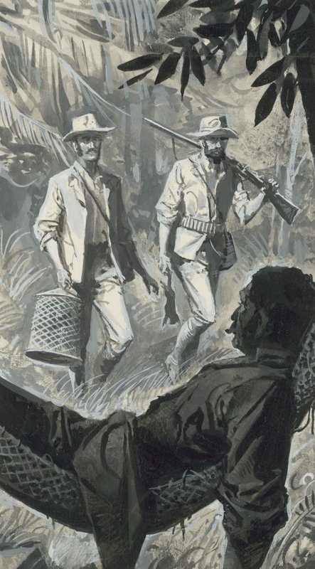 Henry Walter Bates and Alfred Russel Wallace by Severino Baraldi