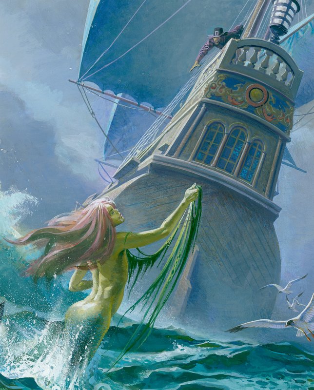 Mermaid seen by one of Henry Hudson