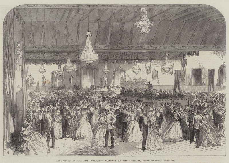Ball Given by the Honourable Artillery Company at the Armoury, Finsbury by Sir John Charles Robinson