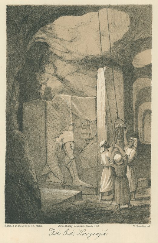 Fish God, Kouyunjik by Solomon Caesar Malan