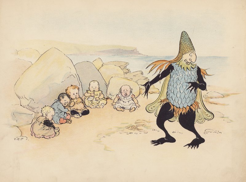 Illustration for Little Twin Dragons by Sophia Rosamond Praeger
