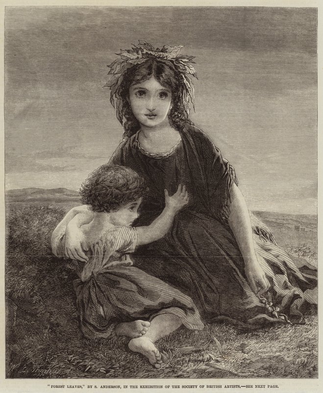 Forest Leaves by Sophie Gengembre Anderson