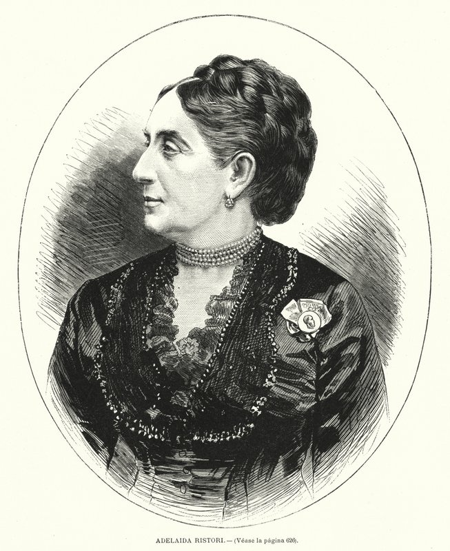 Adelaide Ristori, Italian Actress by Spanish School