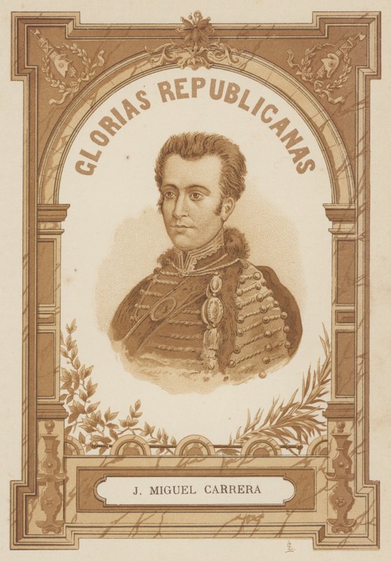 Jose Miguel Carrera, Chilean general and politician by Spanish School