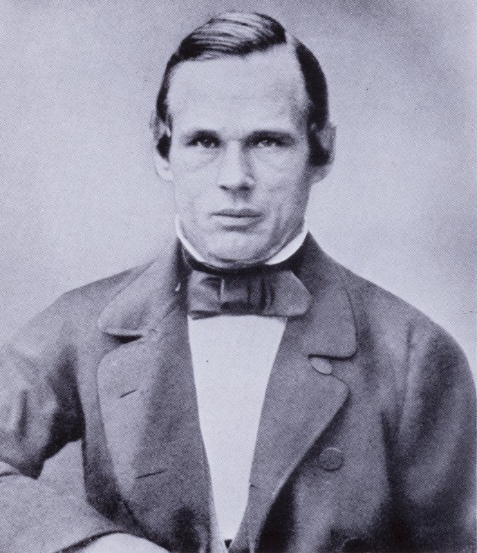 Anders Jonas Angstrom, Swedish Physicist and Astronomer Prominent in the Development of Spectroscopy (b/w photo) by Swedish Photographer
