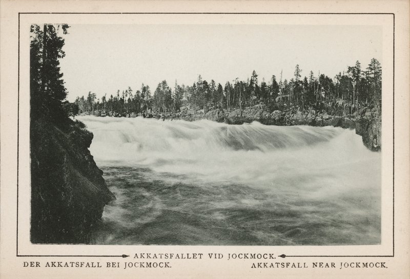 Sweden: Akkatsfall near Jockmock by Swedish Photographer