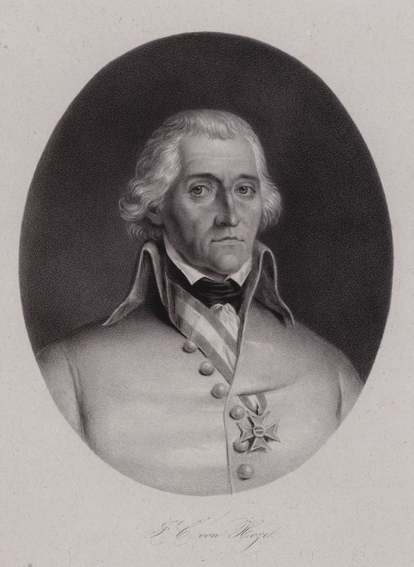 Friedrich Freiherr von Hotze, Swiss born general in the Austrian army during the French Revolutionary wars by Swiss School
