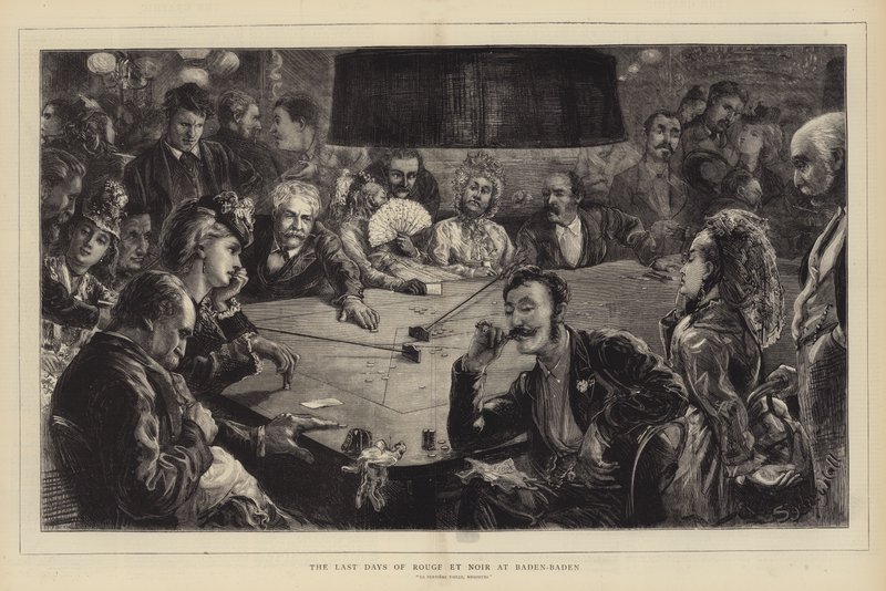 The Last Days of Rouge et Noir at Baden-Baden by Sydney Prior Hall