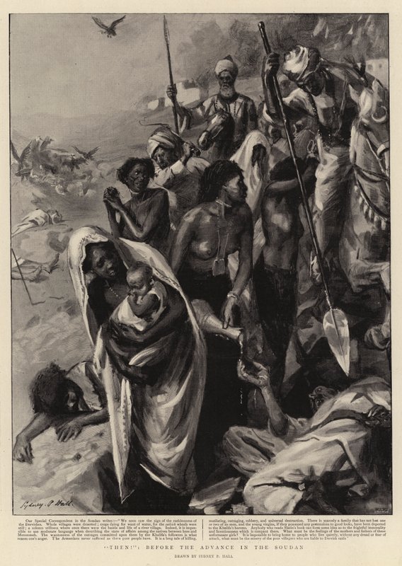 Then!, before the advance in the Soudan by Sydney Prior Hall