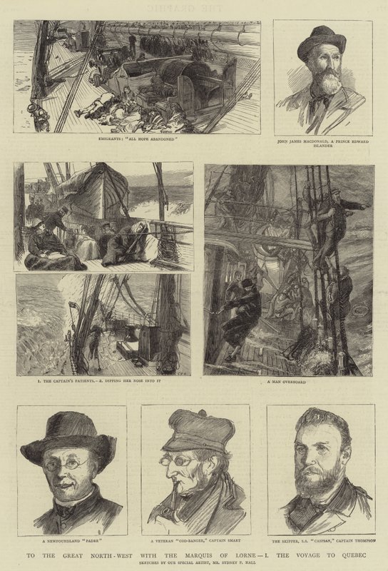 To the Great North-West with the Marquis of Lorne, I, the Voyage to Quebec by Sydney Prior Hall