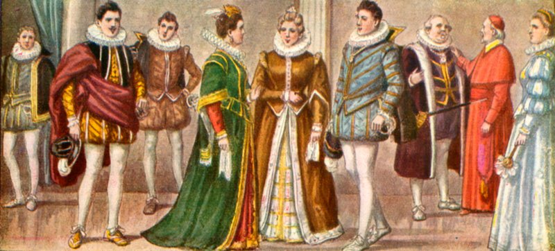 Costume of the Milanesi in 1598 by Tancredi Scarpelli