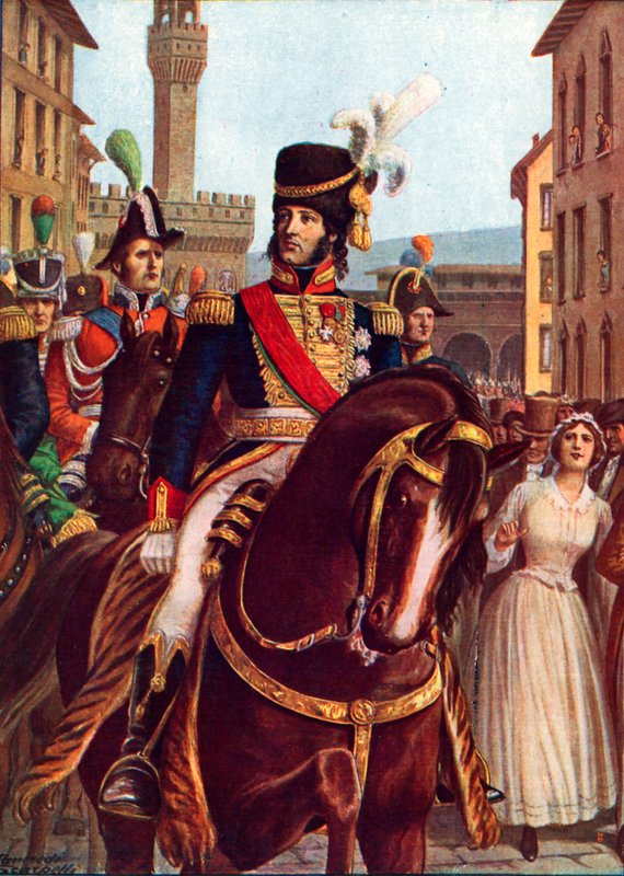 Joachim Murat entering Florence, 19 January 1801 by Tancredi Scarpelli