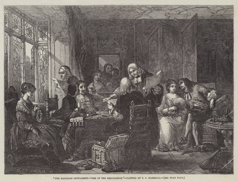 The Marriage Settlement, Time of the Restoration by Thomas Falcon Marshall