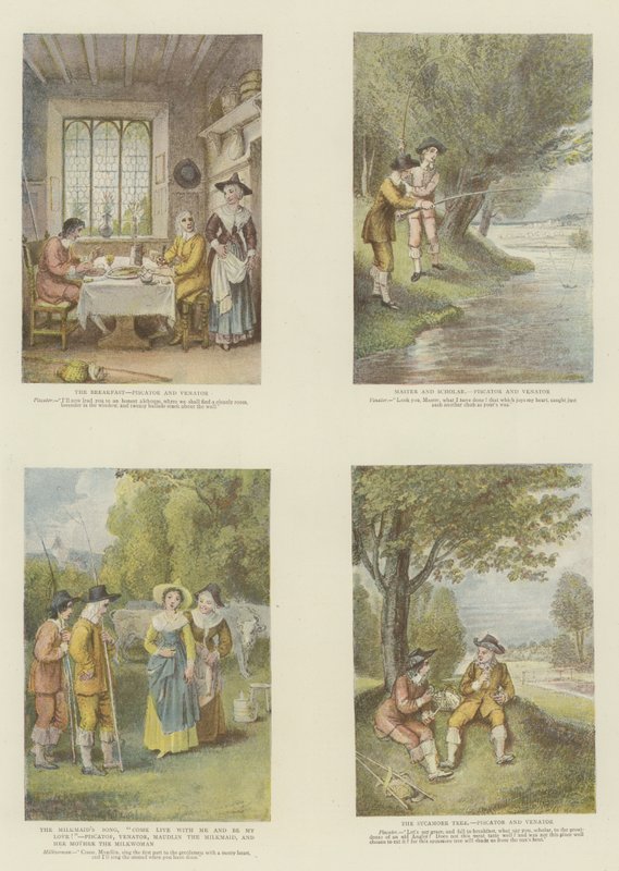 The Complete Angler, by Izaak Walton and Charles Cotton by Thomas Stothard