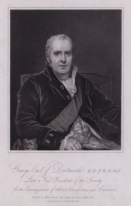 George Legge, 3rd Earl of Dartmouth, British politician and MP by Thomas (after) Phillips
