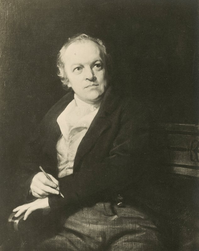 William Blake, English poet and artist by Thomas (after) Phillips