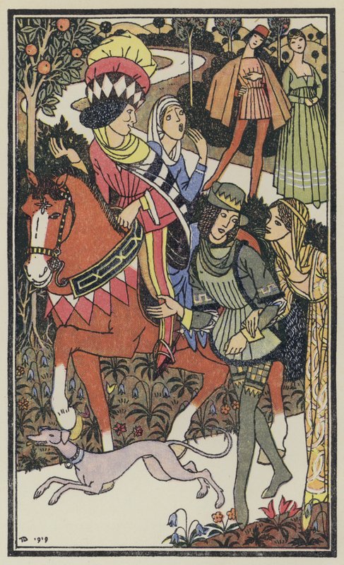 Illustration for The Decameron of Boccaccio by Thomas Derrick