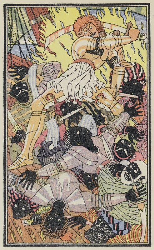 Illustration for The Decameron of Boccaccio by Thomas Derrick